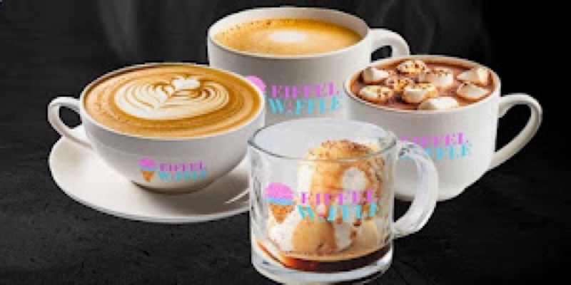 Salted caramel affogato