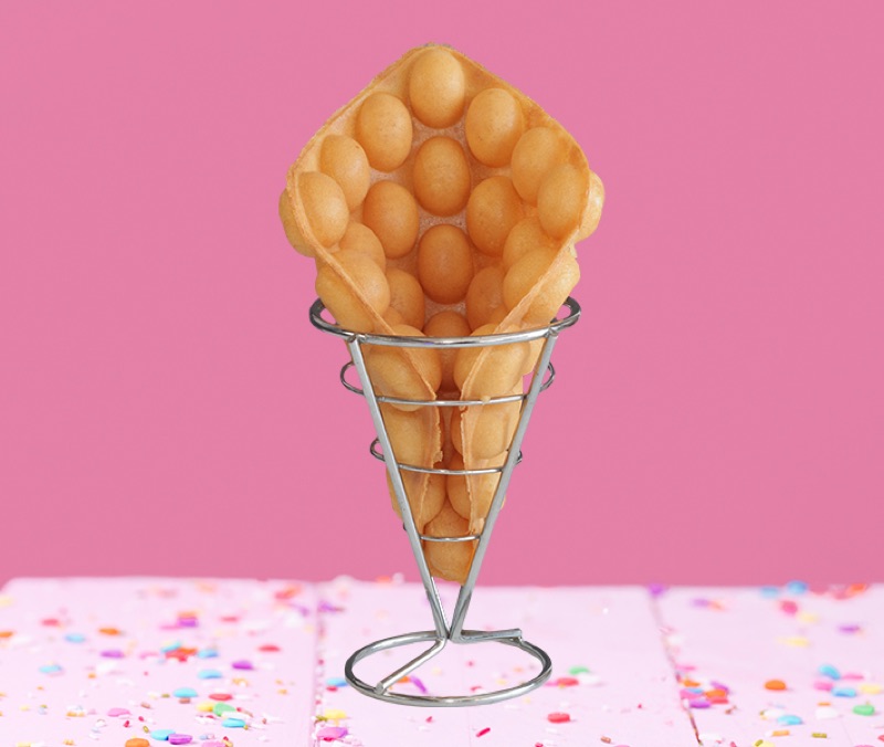 Build your own bubble waffle