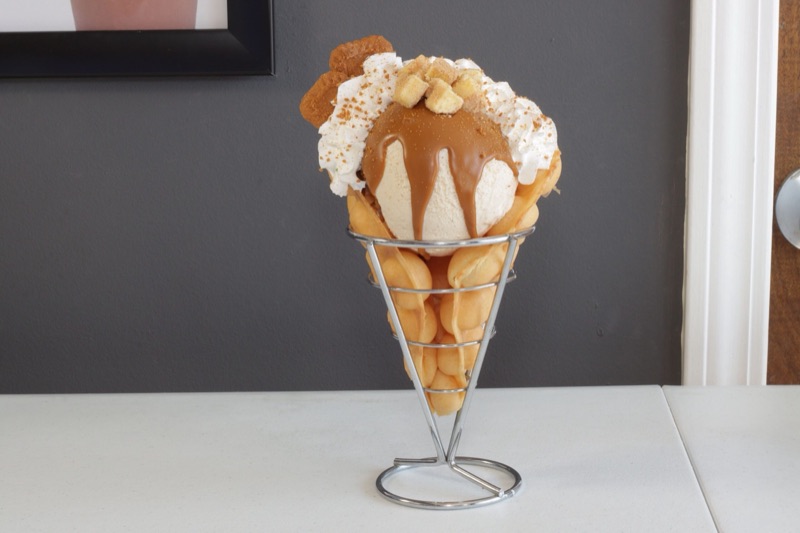 Lotus Lover bubble waffle